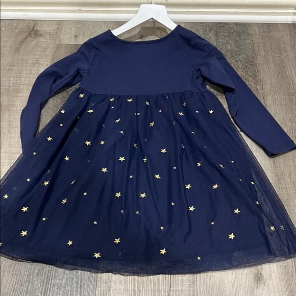 Hanna Andersson tulle and unicorn star embroidered dress size 120cm 6-7 - Picture 5 of 10